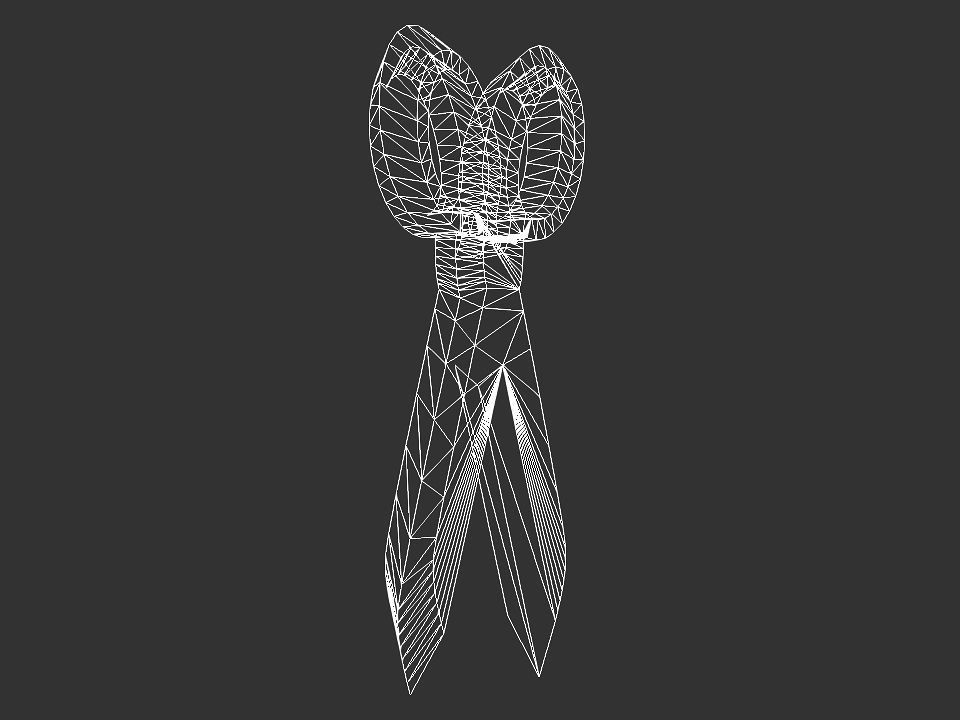 3D scissor shape 3D print model_24
