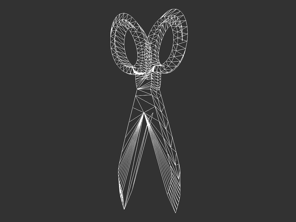 3D scissor shape 3D print model_18