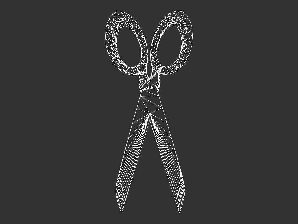 3D scissor shape 3D print model_17