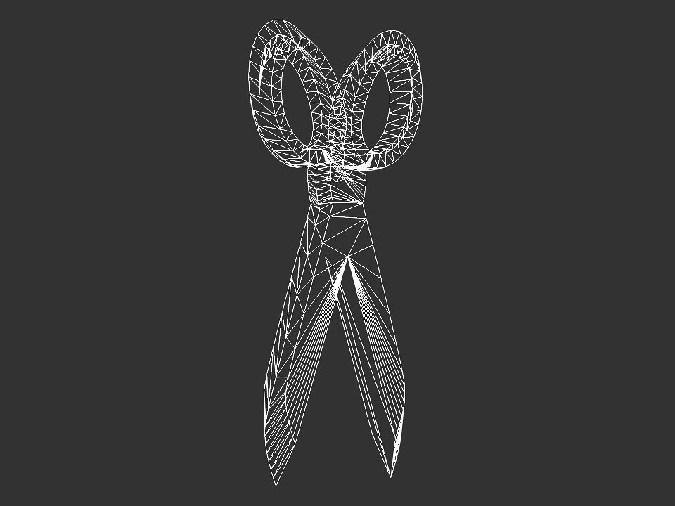 3D scissor shape 3D print model_25