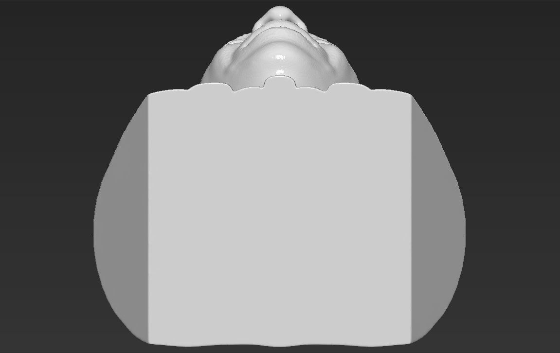 Pele bust 3D printing ready stl obj formats 3D print model_25