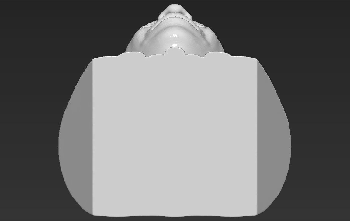 Pele bust 3D printing ready stl obj formats 3D print model_27