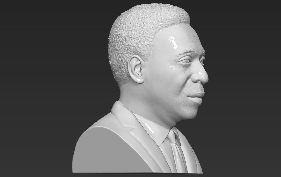 Pele bust 3D printing ready stl obj formats 3D print model_8