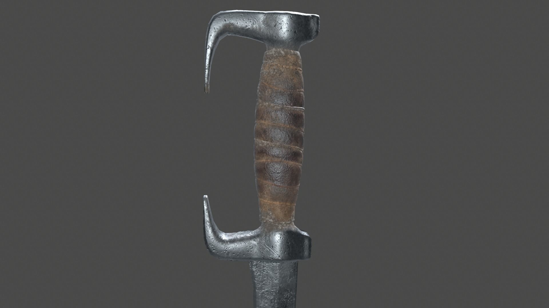 Spartan sword Low-poly 3D model_18