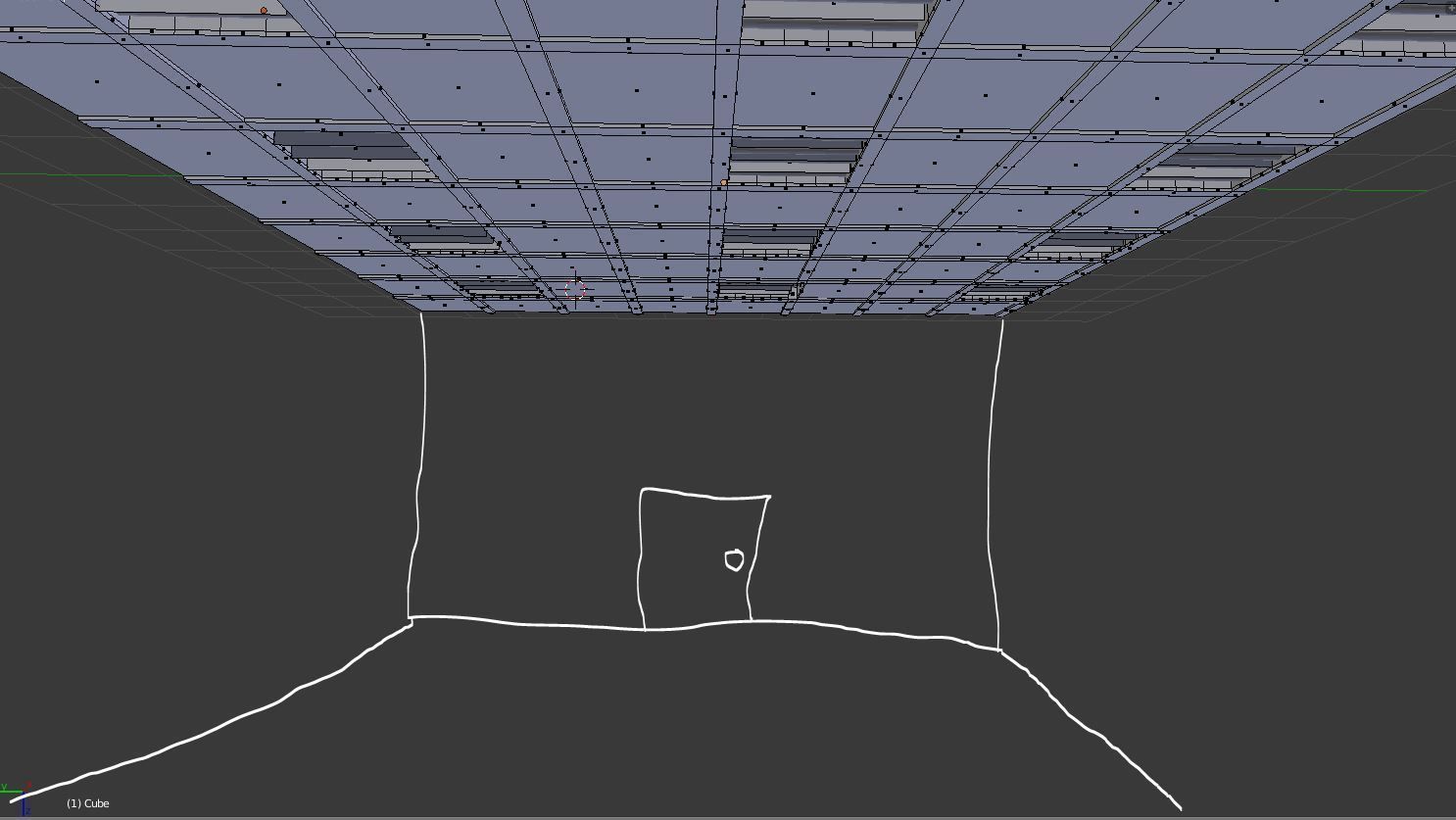 Office Ceiling model Free 3D model_7
