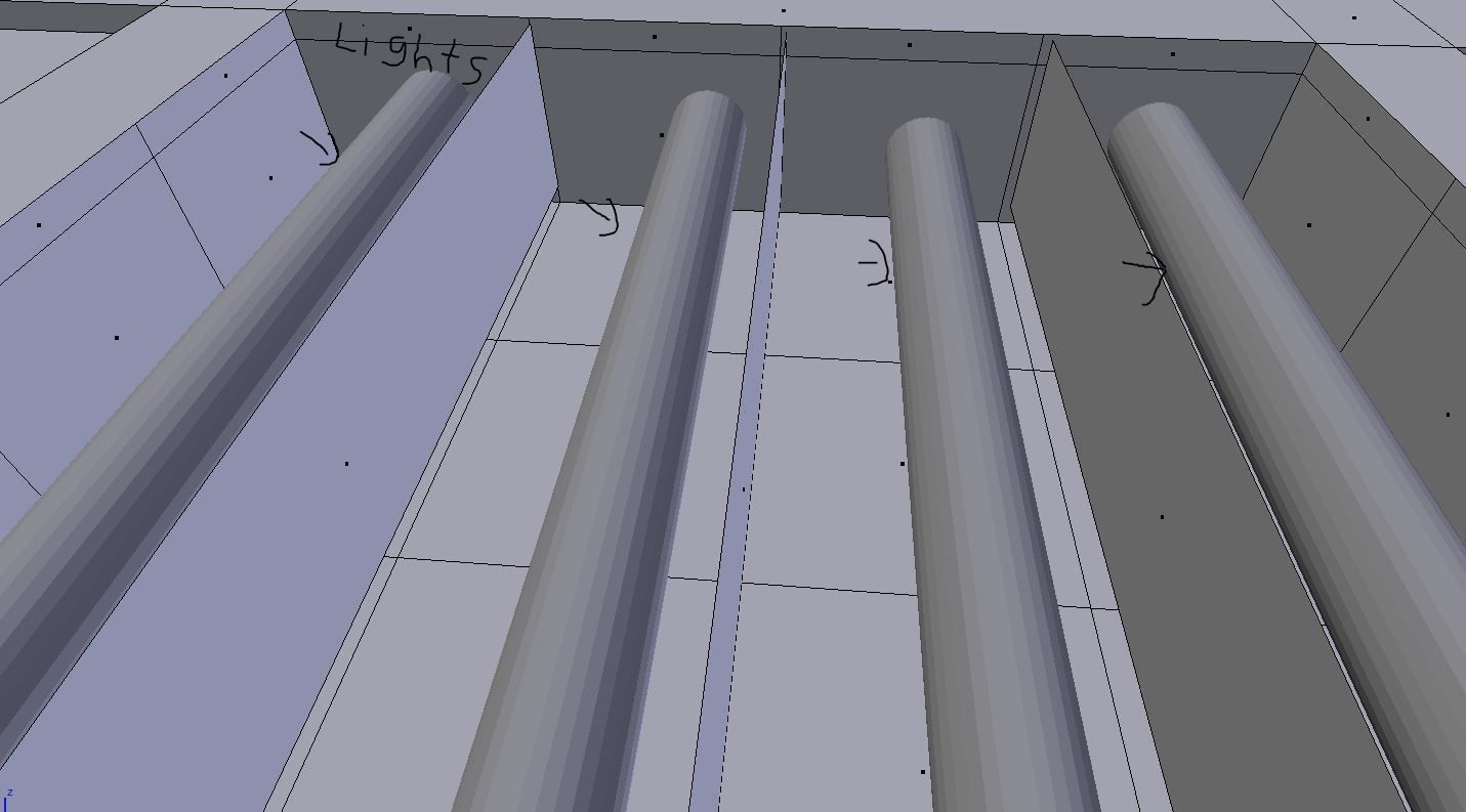 Office Ceiling model Free 3D model_5