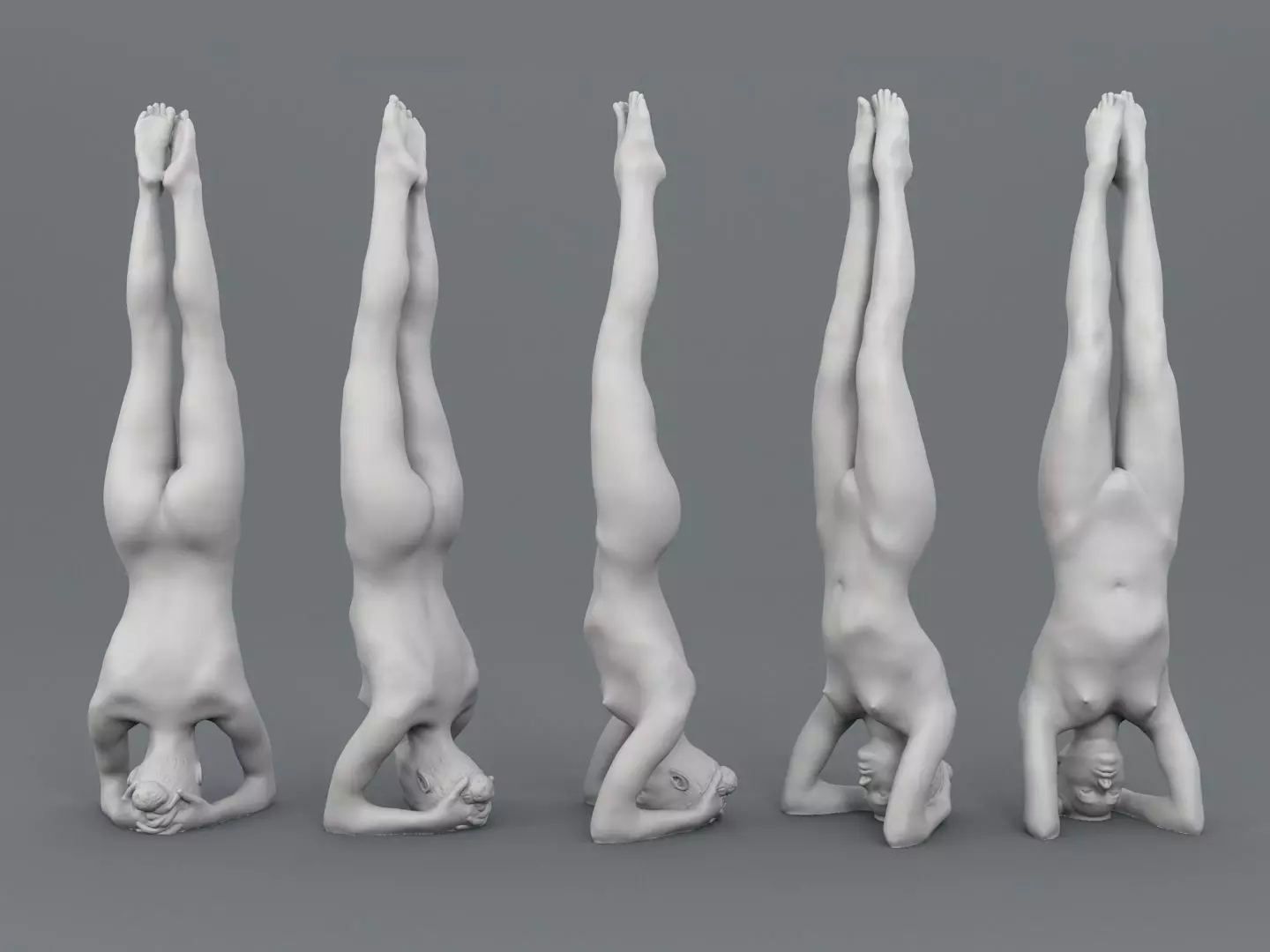 Yoga Pose - Headstand - Sirsasana 3D model_0