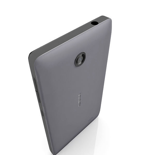 Nokia X   X Black 3D model_10