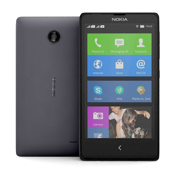 Nokia X   X Black 3D model_2