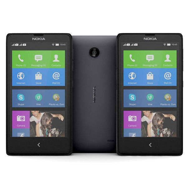 Nokia X   X Black 3D model_3