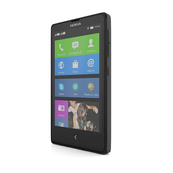 Nokia X   X Black 3D model_8