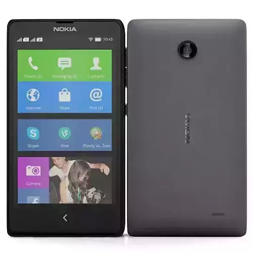 Nokia X   X Black 3D model