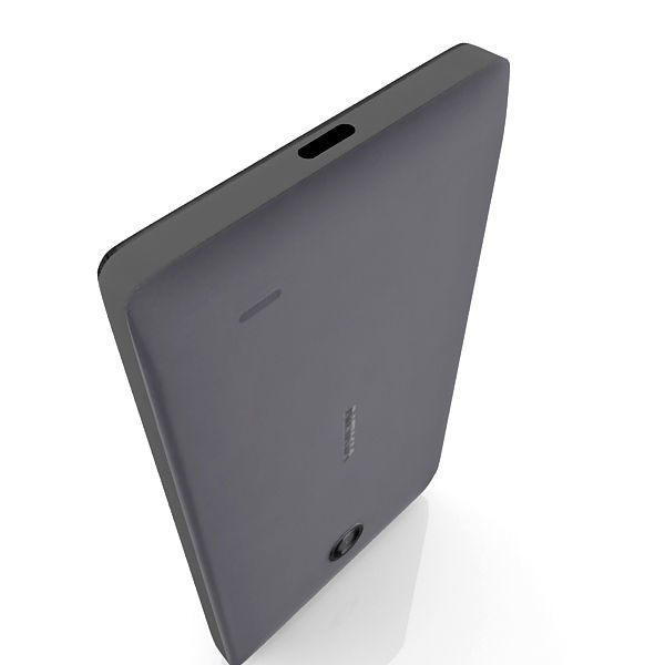 Nokia X   X Black 3D model_11