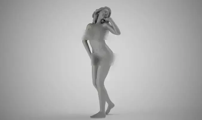 Jaunty Woman 3D print model