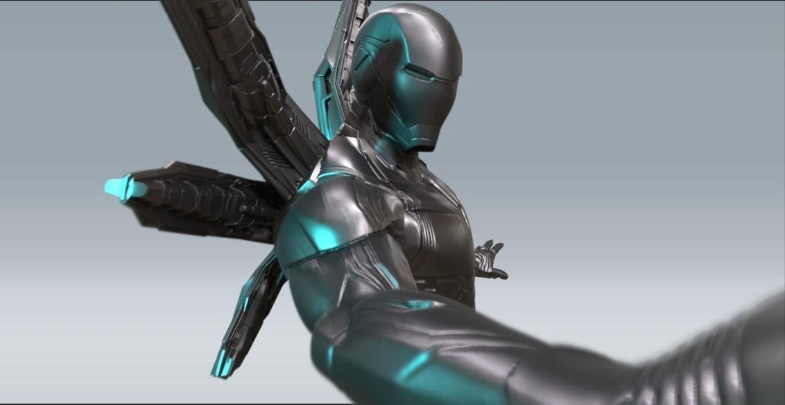 Avengers End Game- Ironman MK85 3D print model_7