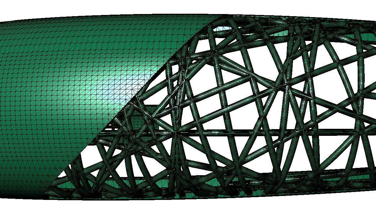 Llightweight golden bracelet V2 3D print model_5