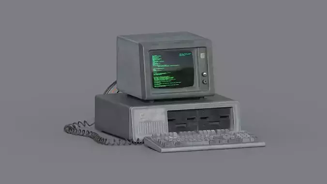 IBM Computer 3D model