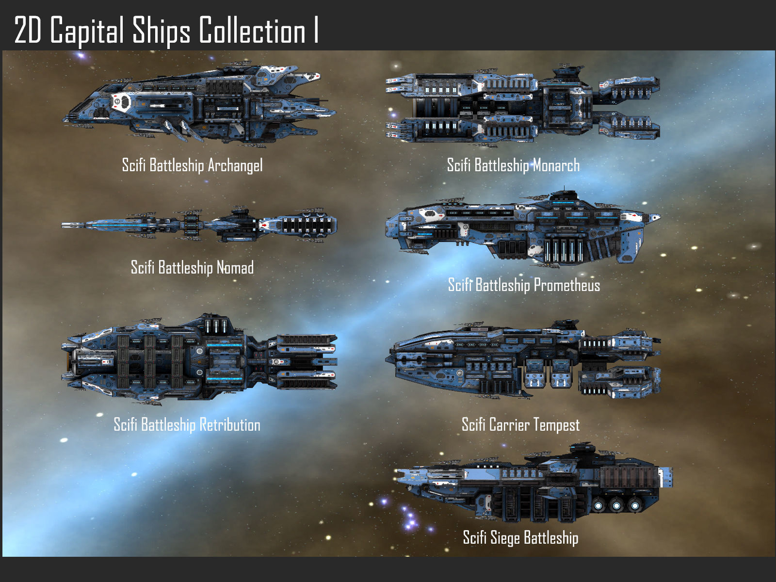 2D Capital Ships Collection I Texture_1