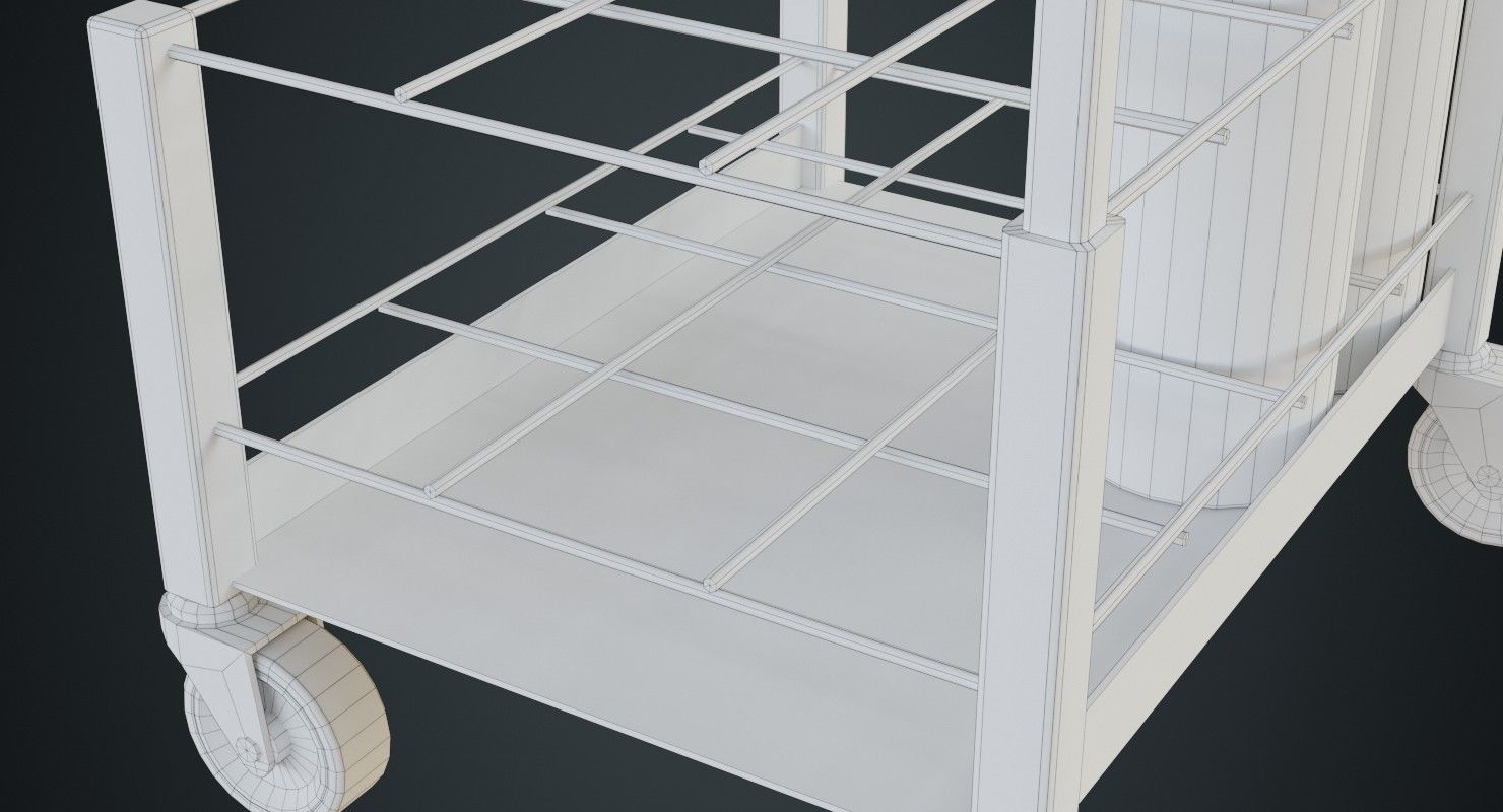 Gas Cylinder 3B Low-poly 3D model_8