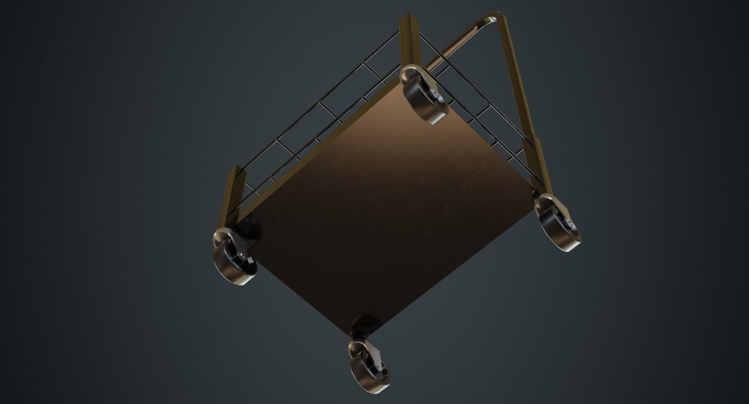 Gas Cylinder 3B Low-poly 3D model_4