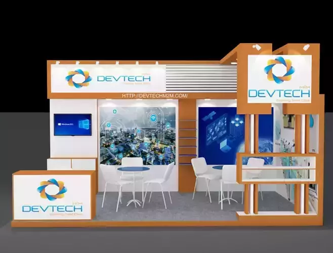 Exhibition stall 3D model