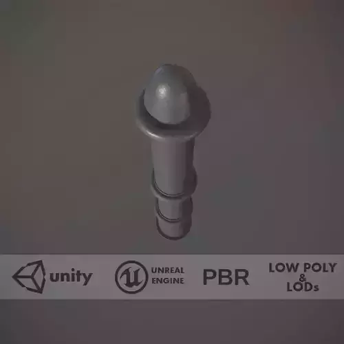 Barrier Bollard pack 5 Gray v2