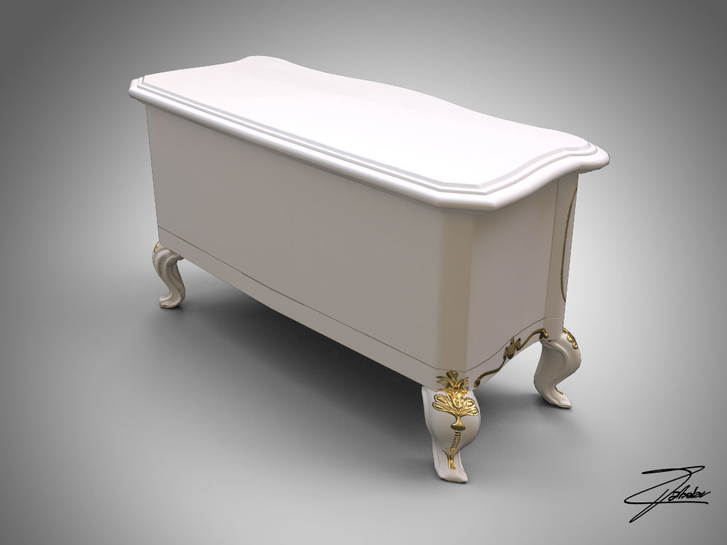 Drawer 14 VR ready Low-poly 3D model_5
