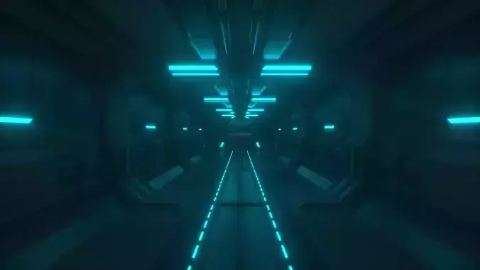  Sci-fi Space Scene Construction--C4D Modeling OCtane Rendering 3D model