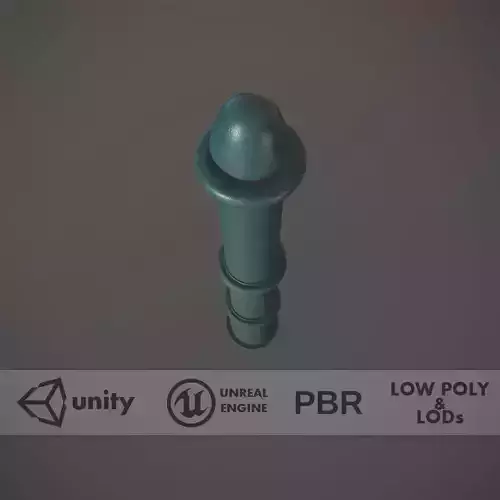 Barrier Bollard pack 5 Green v2