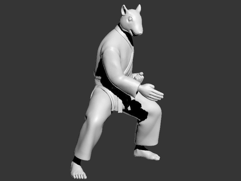 Rat Chop 3D print model_6