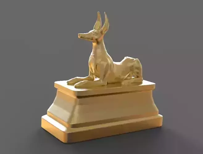 Anubis Statue Free 3D print model