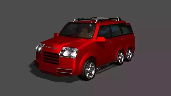TC New Model Car Low-poly 3D model