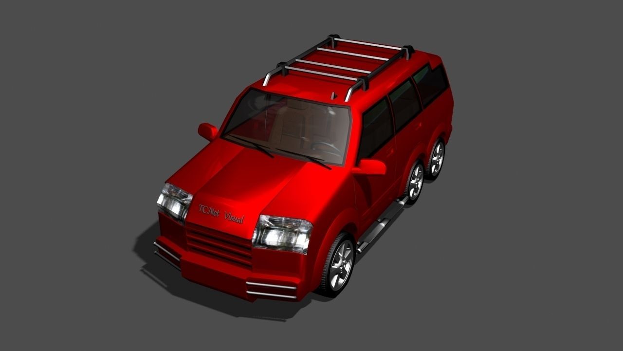 TC New Model Car Low-poly 3D model_3