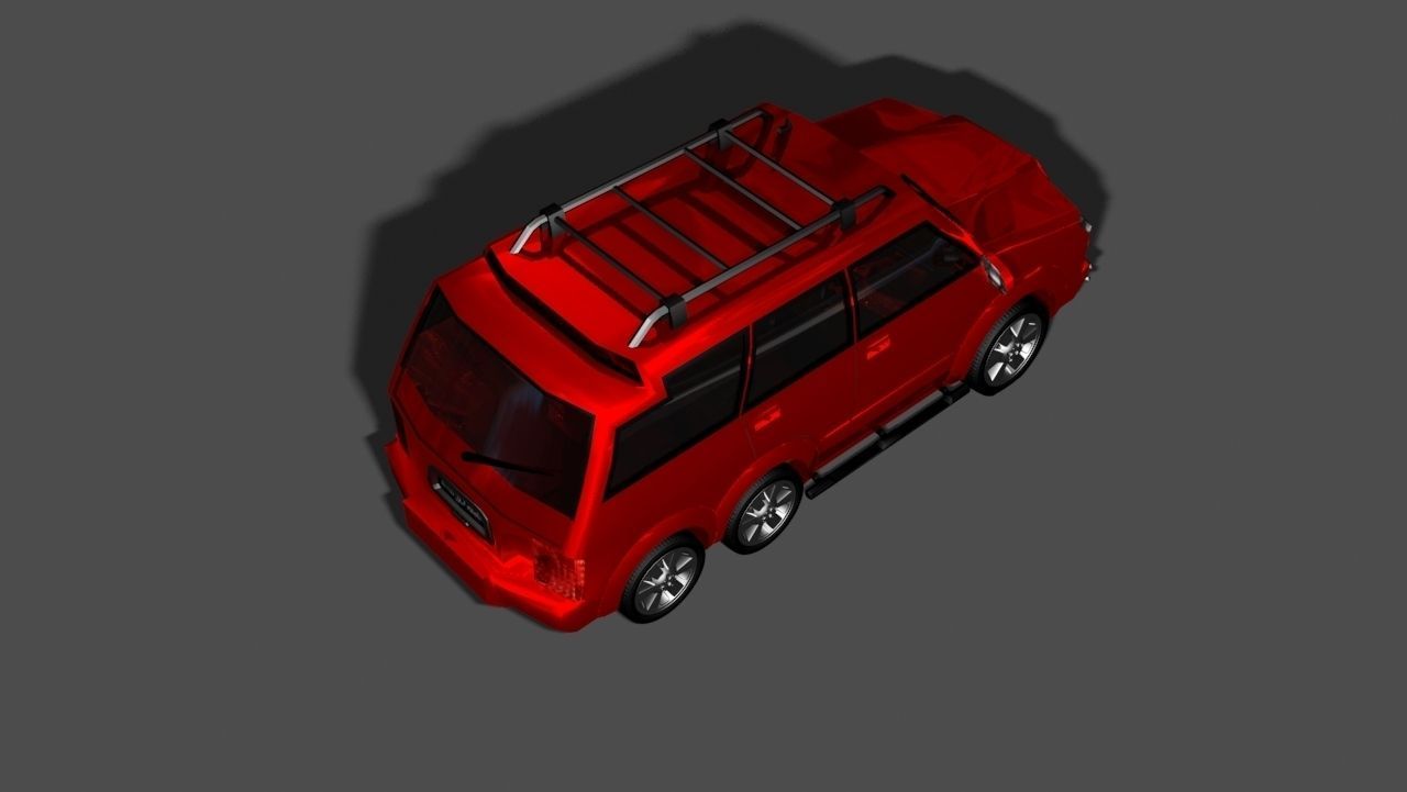 TC New Model Car Low-poly 3D model_5