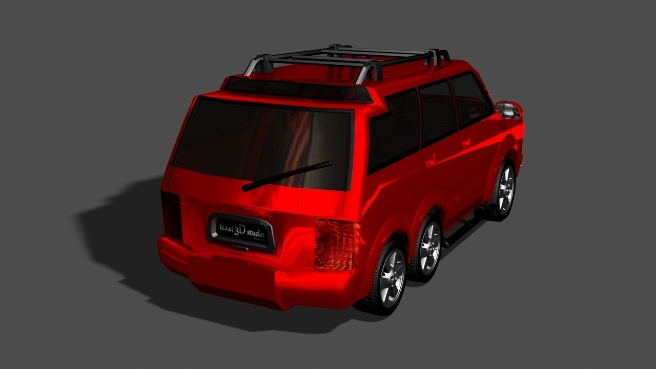 TC New Model Car Low-poly 3D model_1