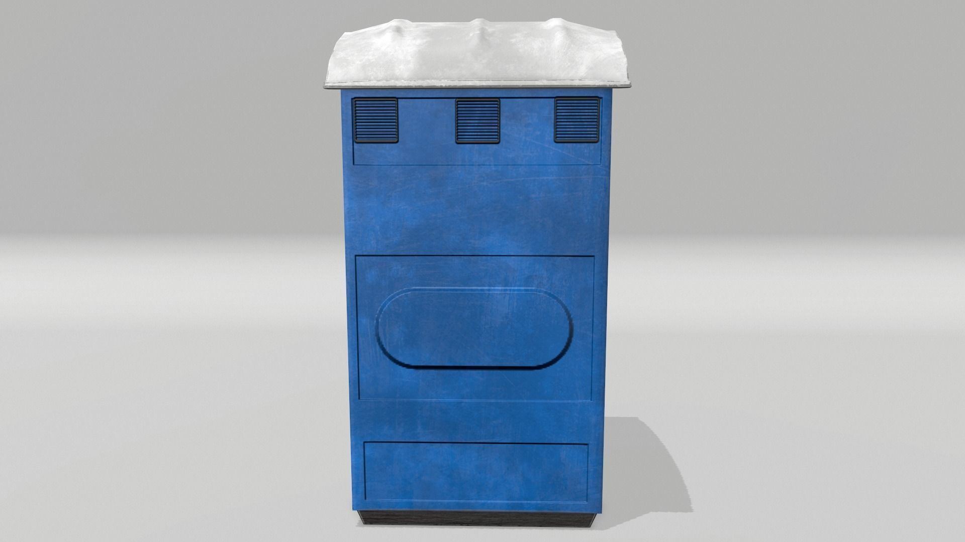 Port-a-Potty toilet Low-poly 3D model_4