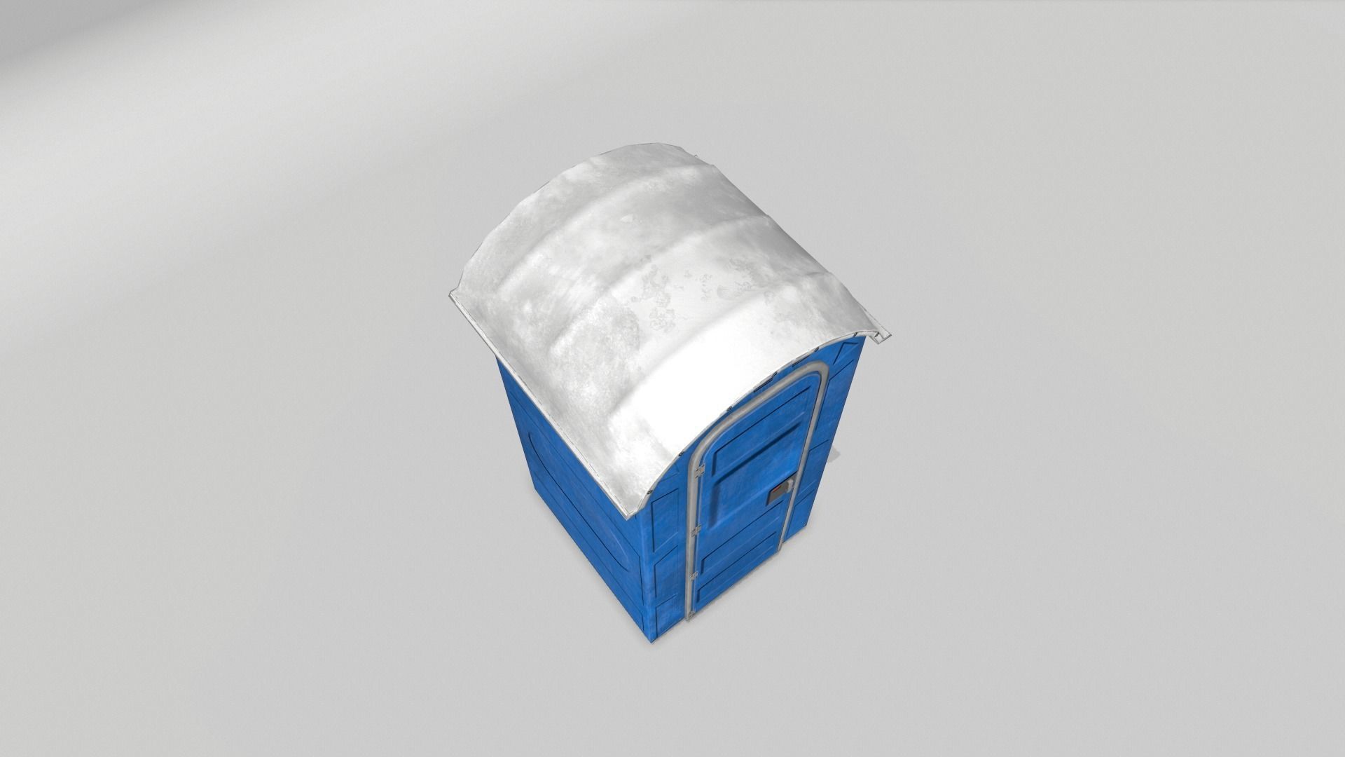 Port-a-Potty toilet Low-poly 3D model_3