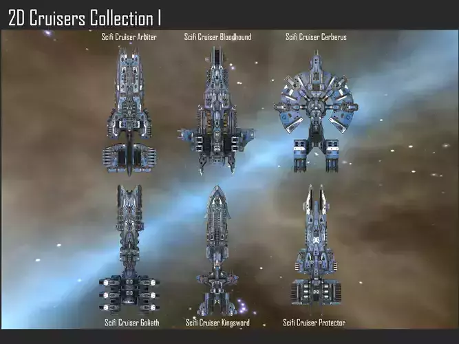 2D Cruiser Collection I Texture