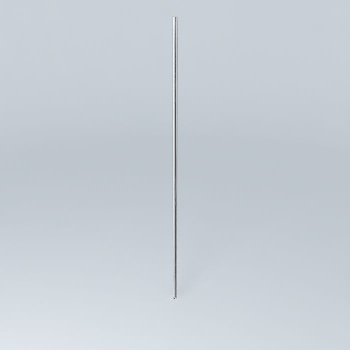 simple rack rail Free 3D model_3