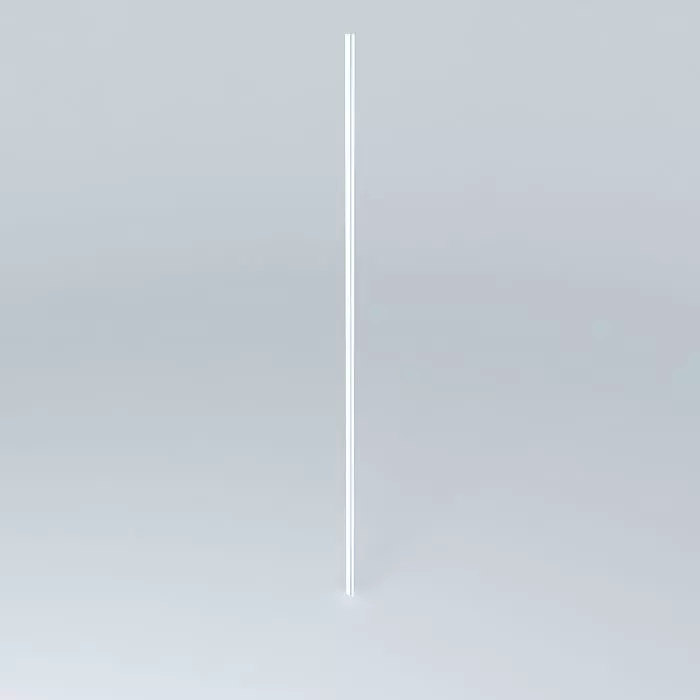 simple rack rail Free 3D model_0