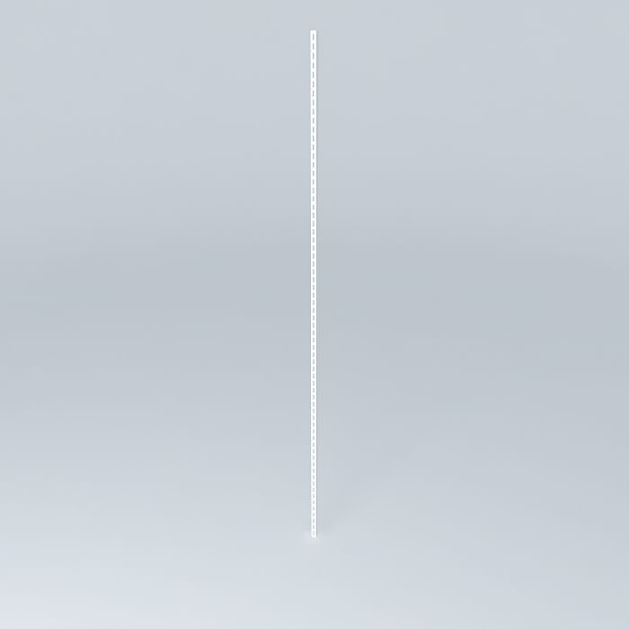 simple rack rail Free 3D model_1