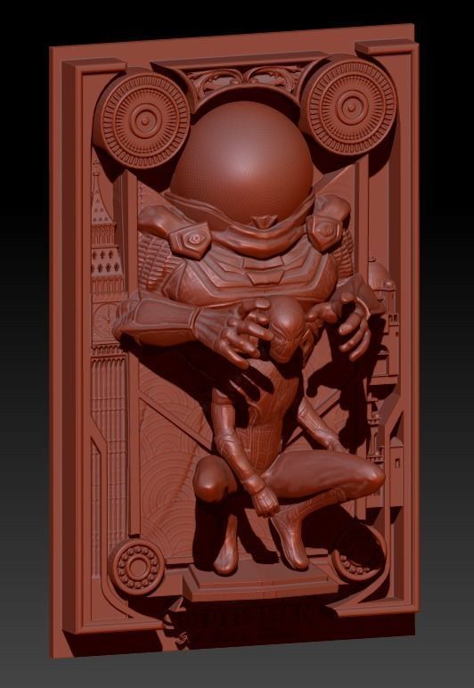 spiderman far feom home marvel 3D print model_3