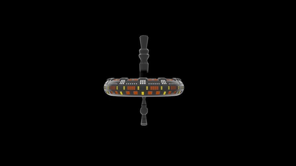 space station  3D model_3