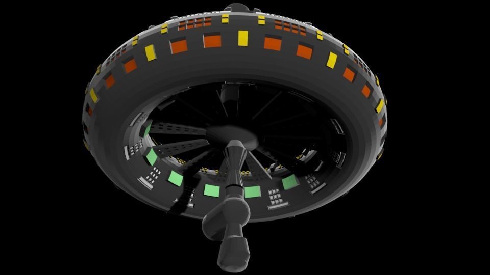 space station  3D model_6