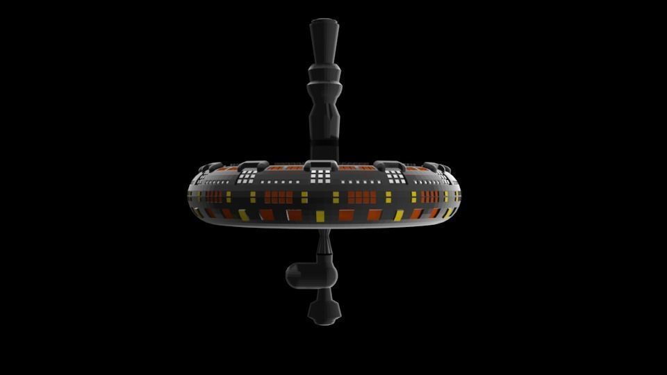 space station  3D model_5