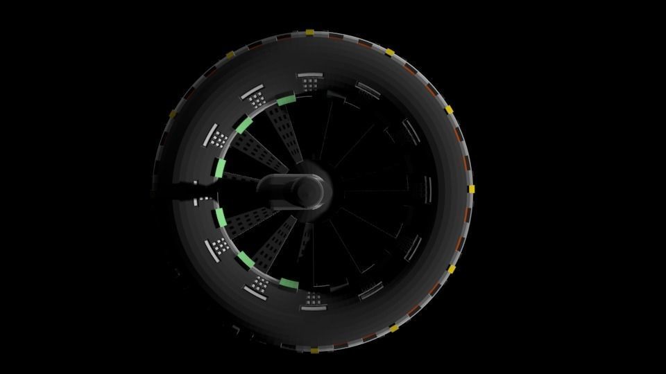 space station  3D model_7