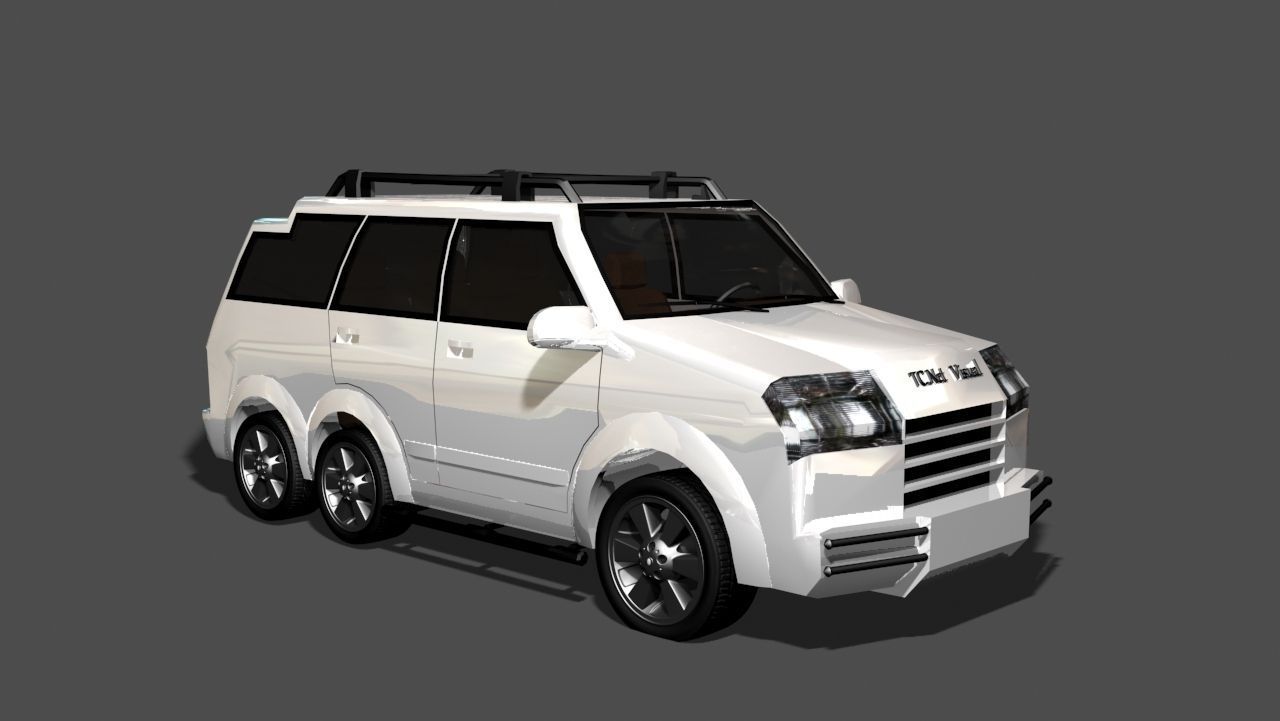 TC New Model Car 02 Low-poly 3D model_1