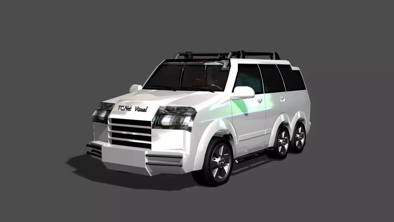 TC New Model Car 02 Low-poly 3D model_0
