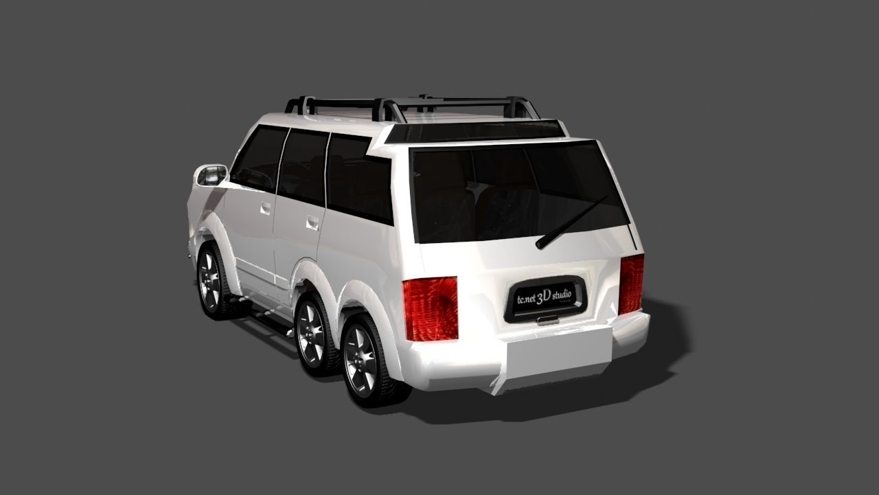 TC New Model Car 02 Low-poly 3D model_2