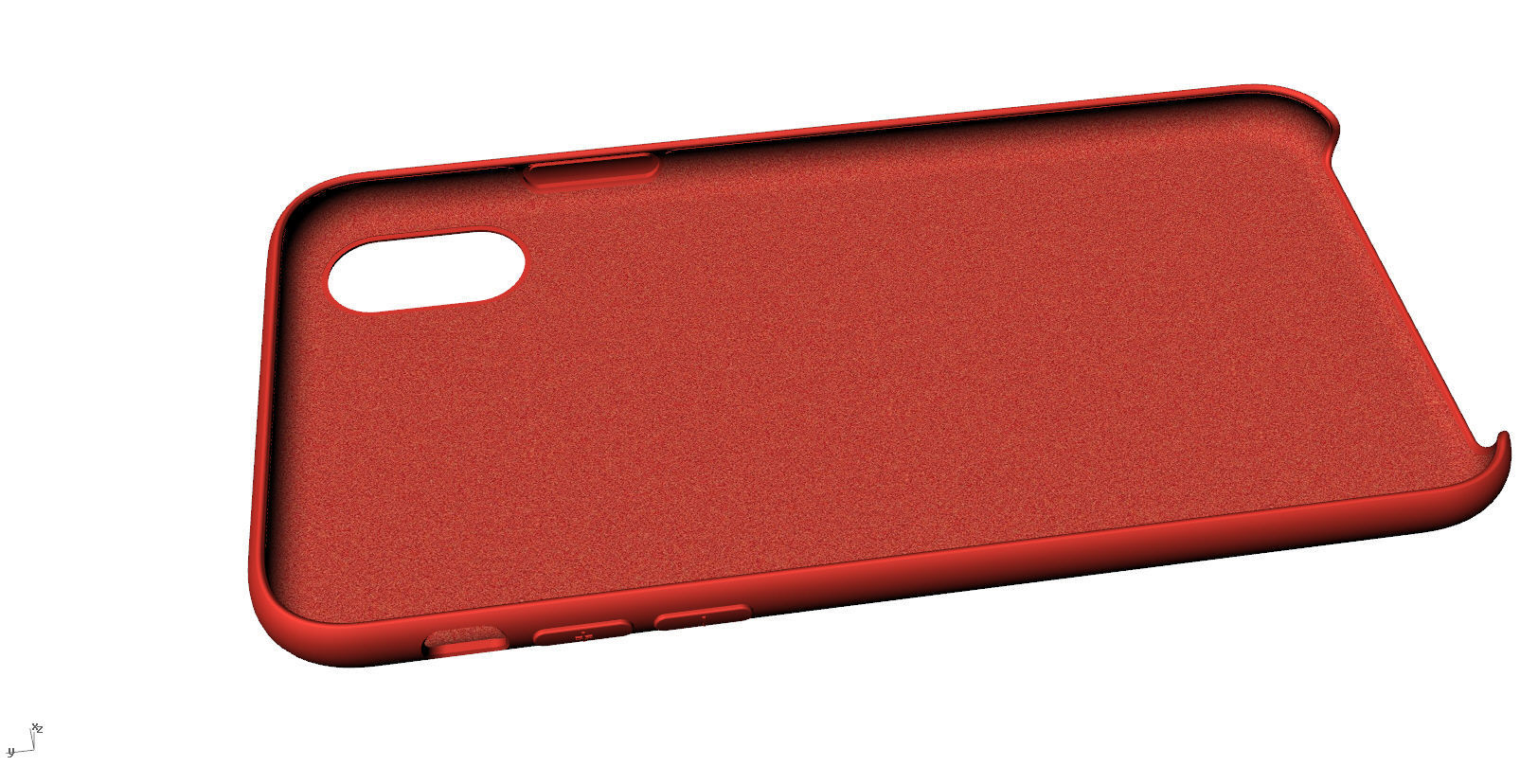 Iphone X Official original liquid silicone case 3d model 3D print model_9